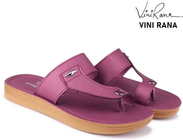 Bersache Flats for Women, Pink (5)