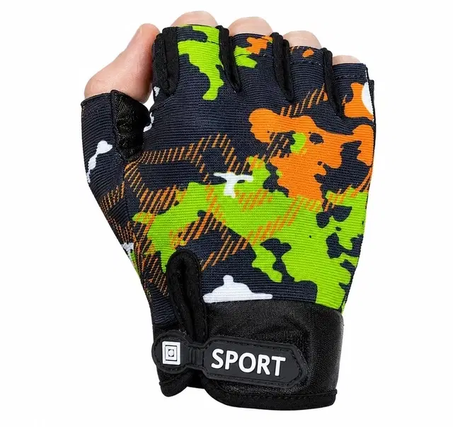 Polyester Riding Gloves ,Black (Free Size)