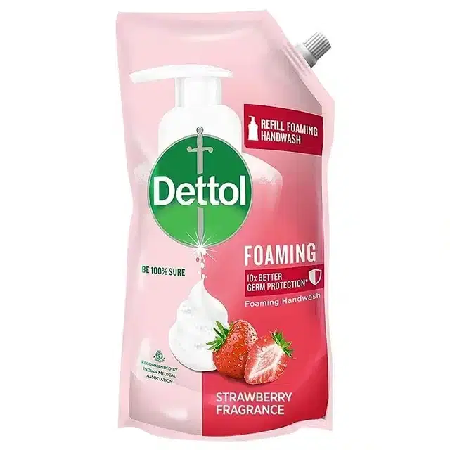 Dettol Foaming Handwash Refill – Strawberry, 700ml