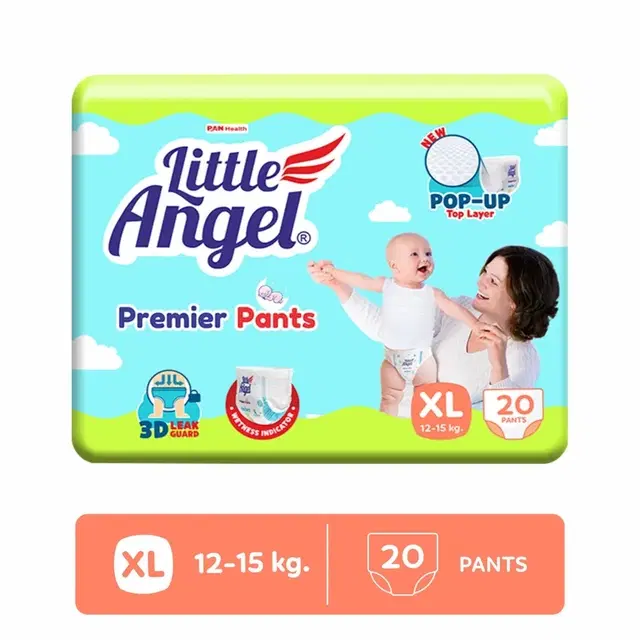 Little Angel Premier Baby Pants Xtra Large 20 Pants