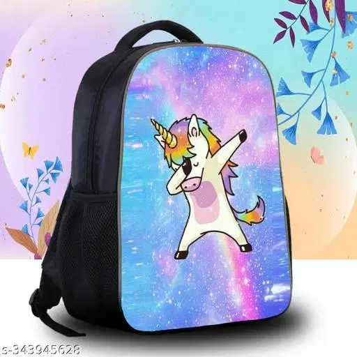 Canvas Backpack Bag, Multicolor