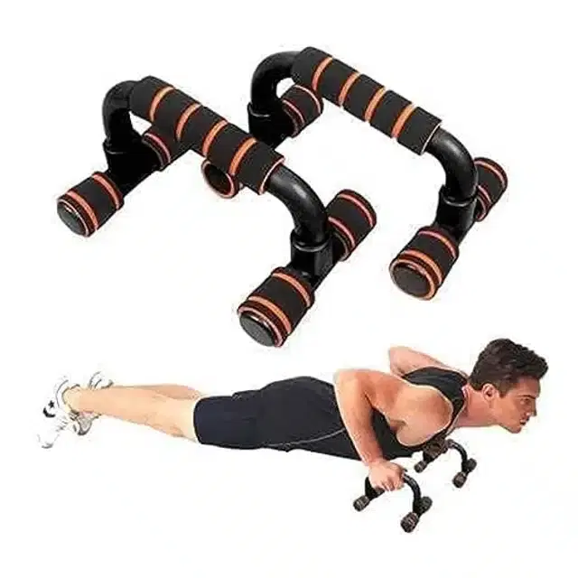 Plastic Push Up Bar Stand for Men & Women, Multicolor