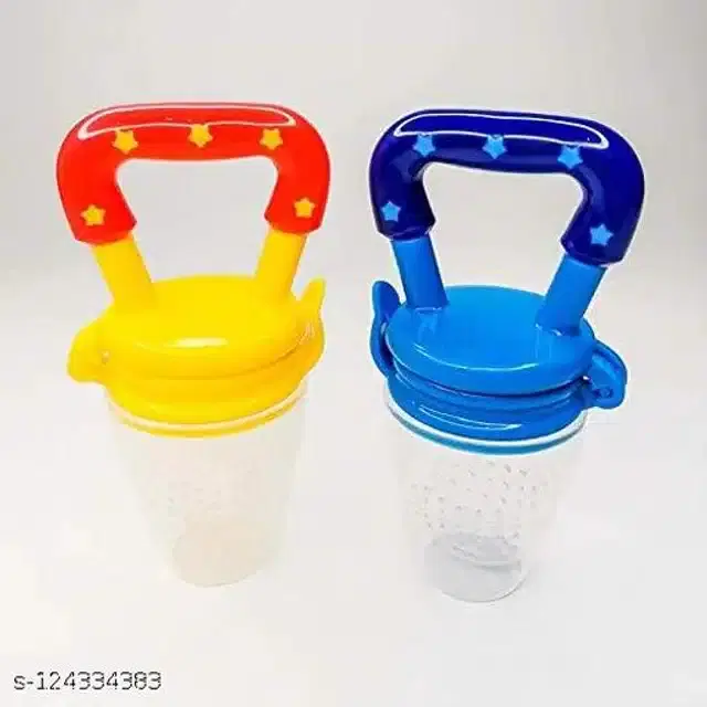 Silicone Nibbler for Infants, Multicolor, Pack of 2