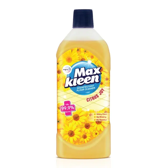 Maxkleen Citrus Joy Disinfectant Surface & Floor Cleaner Liquid 625 ml