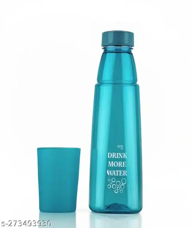 Plastic Water Bottle, Blue, 1000 ml