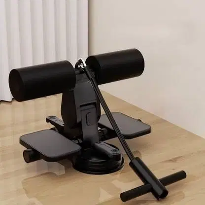 Metal Sit Up Bars for Core Training, Black