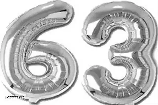 Number Foil Balloon, Assorted, Pack of 1