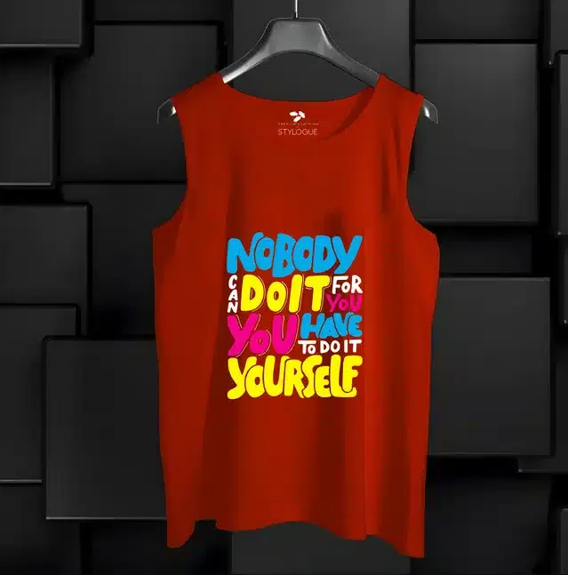 Vest for Men (Red, S)