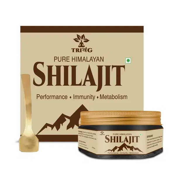 Trivang Pure Himalayan Shilajit Resin, For Immunity & Stamina, 10 G