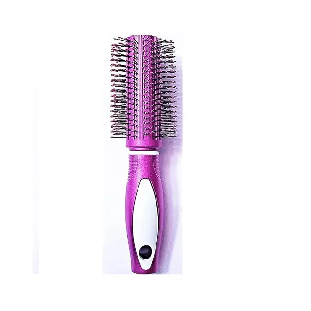 Round Hair Comb for Men & Women, Multicolor