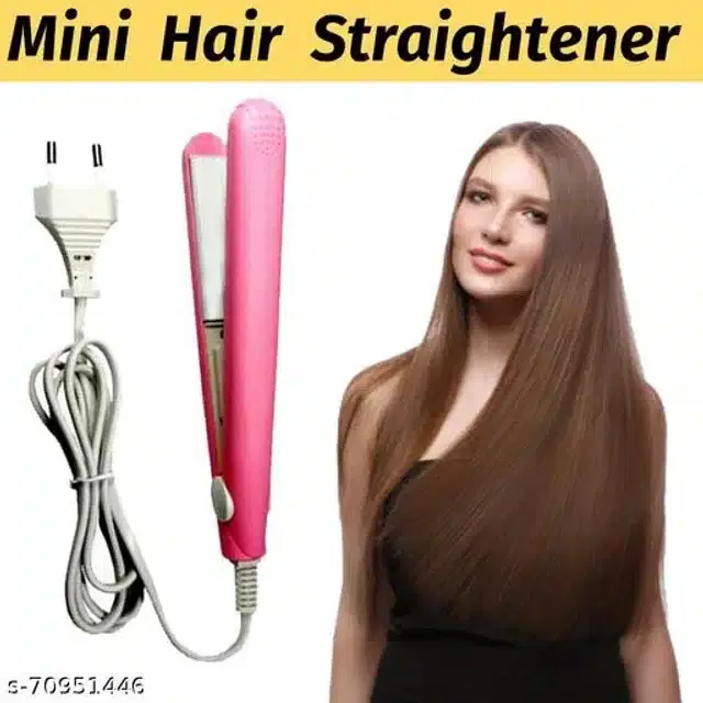 Plastic Hair Straightener, Pink