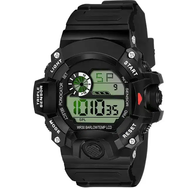 Digital Watch for Boys (Black)
