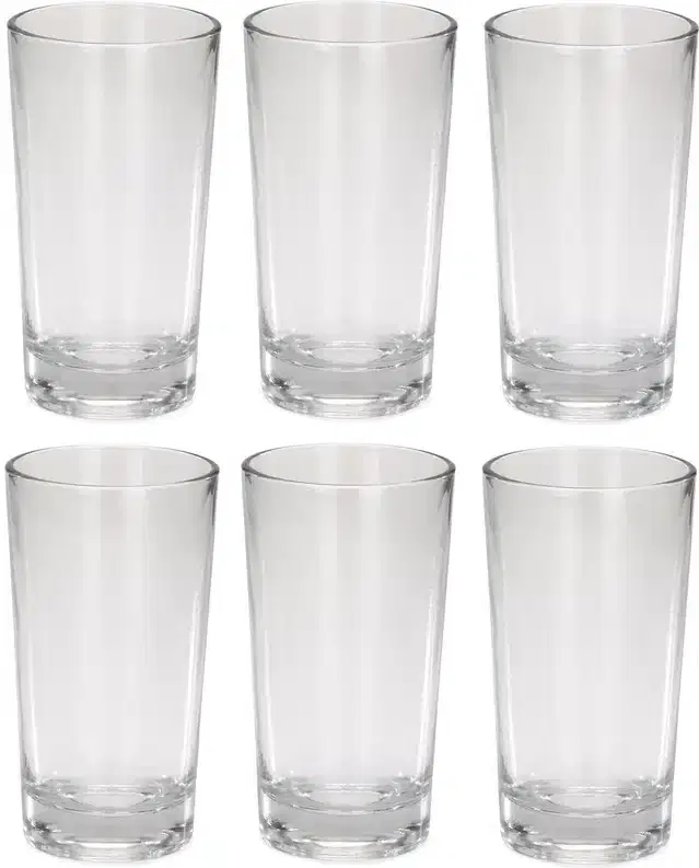 Liquor cum Cocktail Glasses, Transparent, 250 ml, Pack of 6