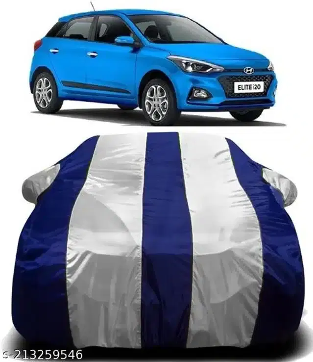 Taffeta Waterproof Car Cover for Hyundai Elite i20 2020, Multicolor