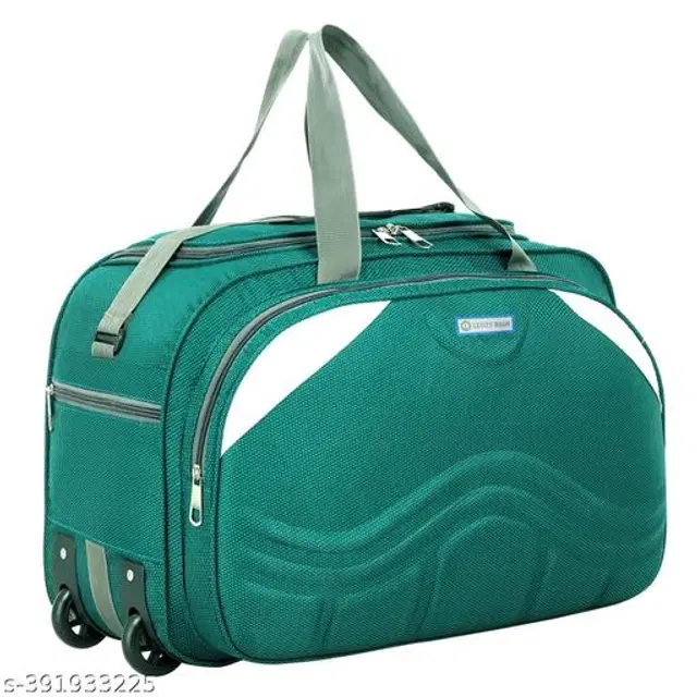 Polyester Duffel Bags, Green