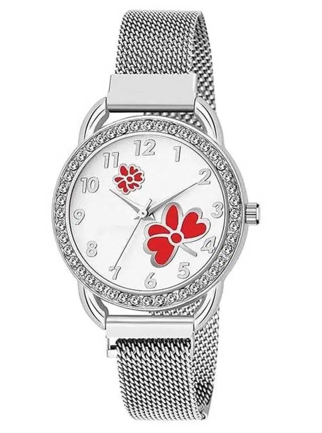 Analog Watch For Womens (Silver) (WS-224)