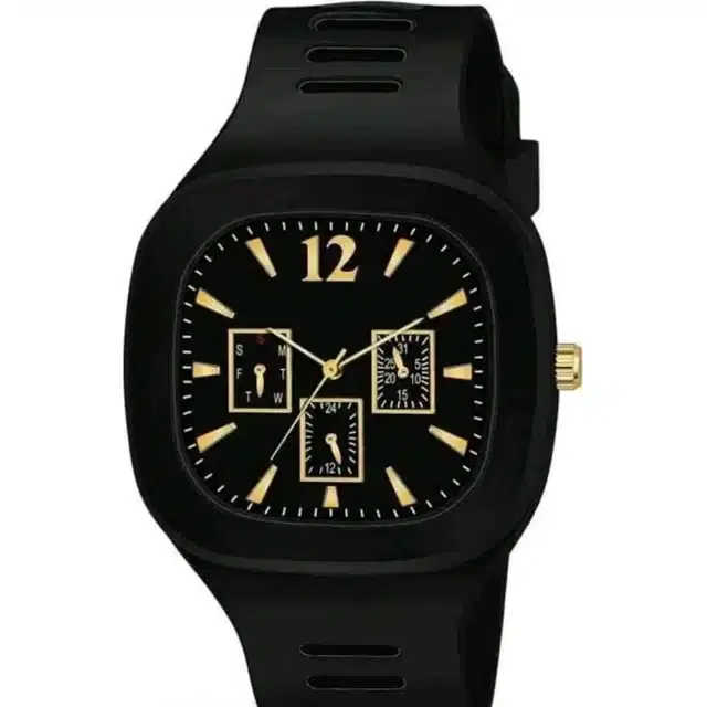 Analog Watch for Men (Black)