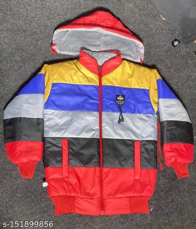 Polyester Jacket for Boys (Multicolor, 0-3 Months)