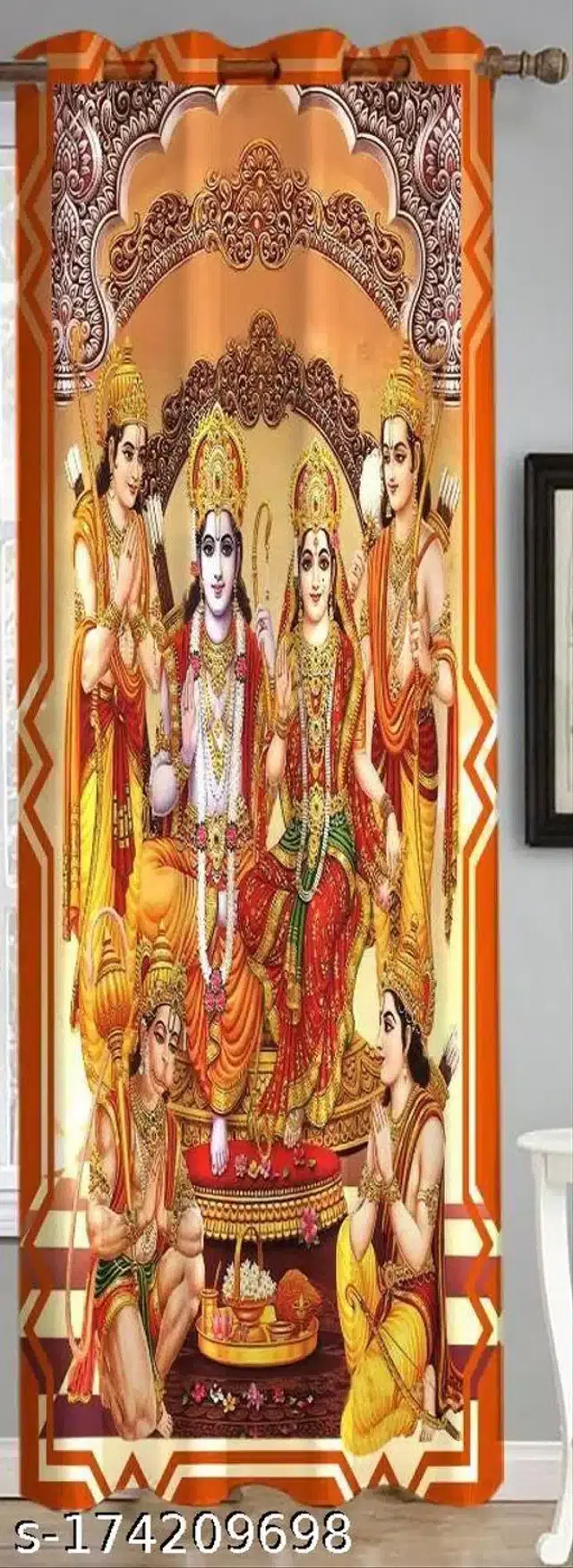 Curtains for Door, Multicolor, 5 Feet