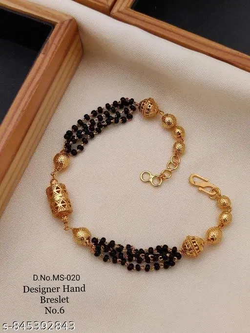 Bracelet for Women (Gold, Free Size)