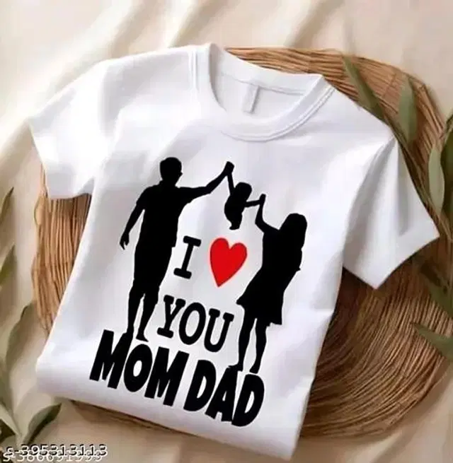 Round Neck Printed T-Shirt for Boys (White, 13-14 Years)