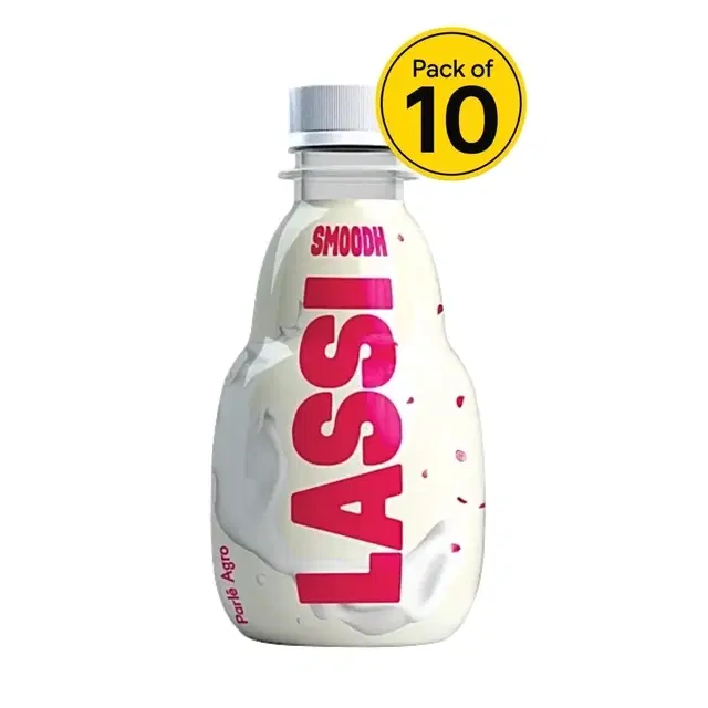 Smoodh Lassi 10X180 ml - Pack of 10 (Bottle)