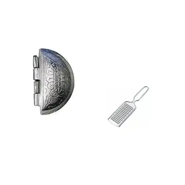 Stainless Steel Cheese Grater & Gujiya Maker, Combo of 2