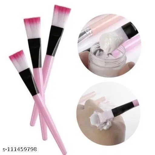 Multipurpose face pack brush set ( pack of 3)  Makeup Accessories