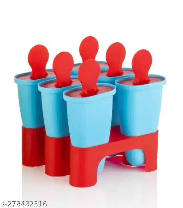 Plastic Ice Cream Mould Tray, Multicolor