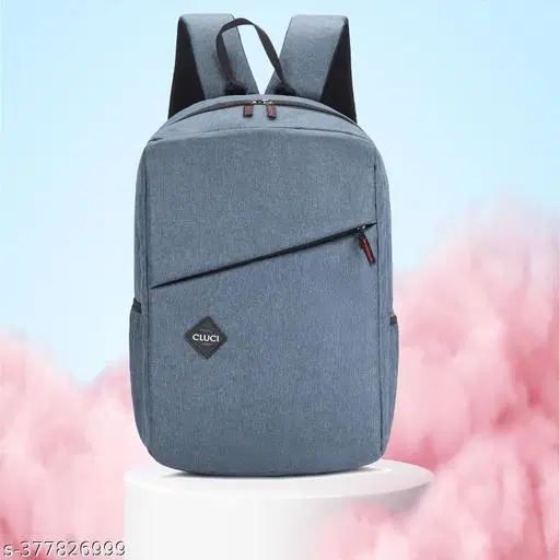 Canvas Backpack Bag, Blue