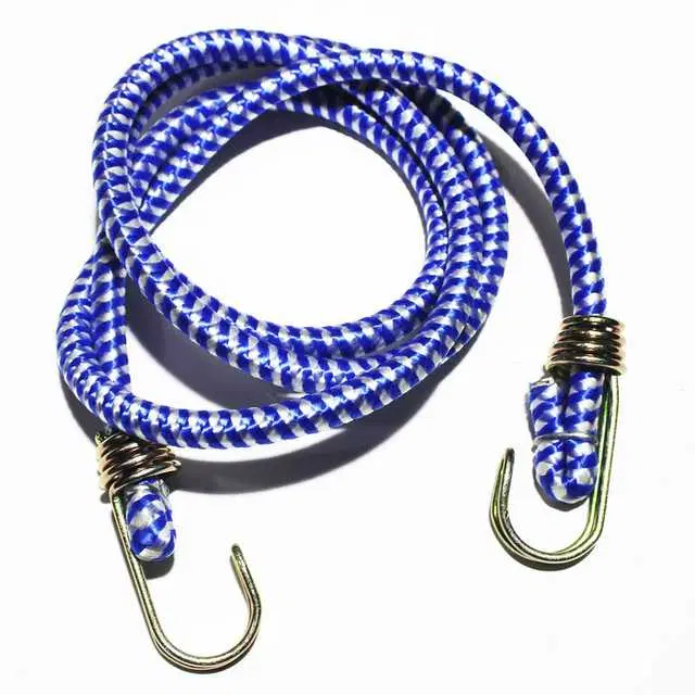 Steel Hook Elastic Bungee Cord, Multicolor, R-328
