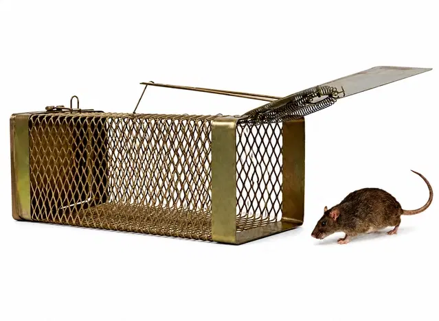 Rat/Mouse/Rodent Trap Cage Rustic Copper [Cage Trap]