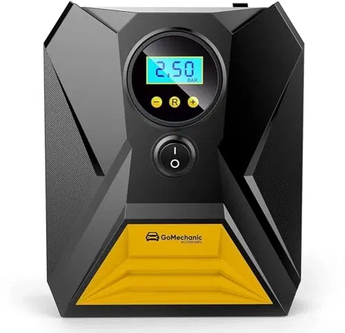GoMechanic Gusto Digital Tyre Inflator For Cars & Bikes T10 (se_ti_011)