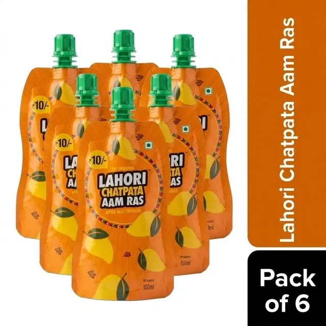 Lahori Chatpata Aam Ras 6X150 ml (Pack of 6)
