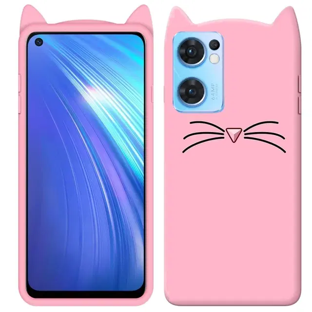 Rubber Mobile Back Cover for OnePlus Nord CE 2 5G (Pink)