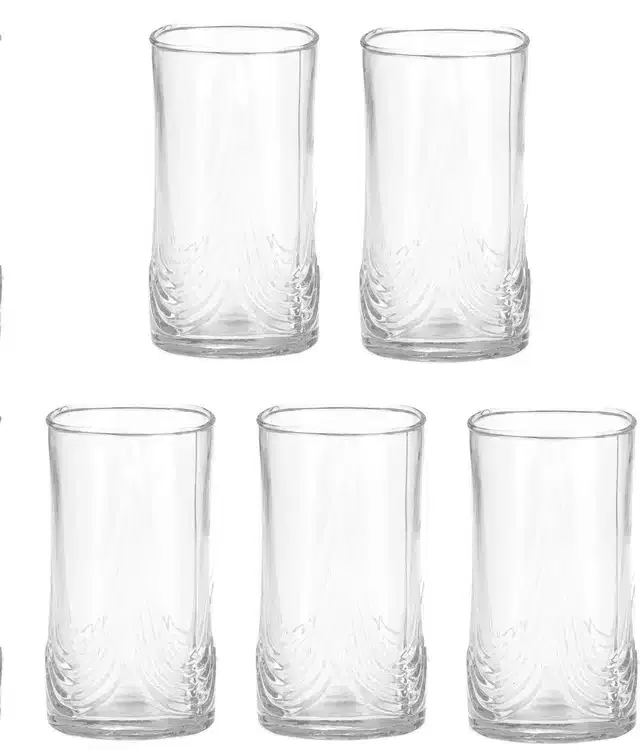 Liquor cum Cocktail Glasses, Transparent, 300 ml, Pack of 5