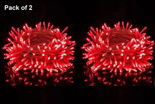 MPROW 11 Meter Decorative Red LED Pixel String Light (Pack of 2)