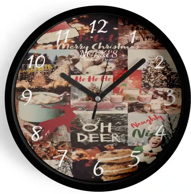 Christmas Analog Watch for Home, Multicolor, 7 Inches