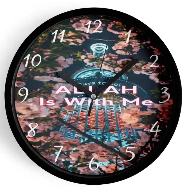 Analog Wall Clock, Multicolor, 7 inches
