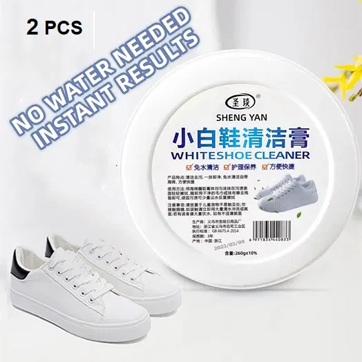 White Shoes Cleaning Cream, 260 g, Pack of 2