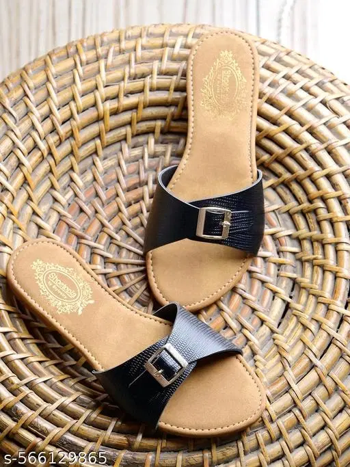 Shoetopia Beige Printed Flat Sandals Size 7.0