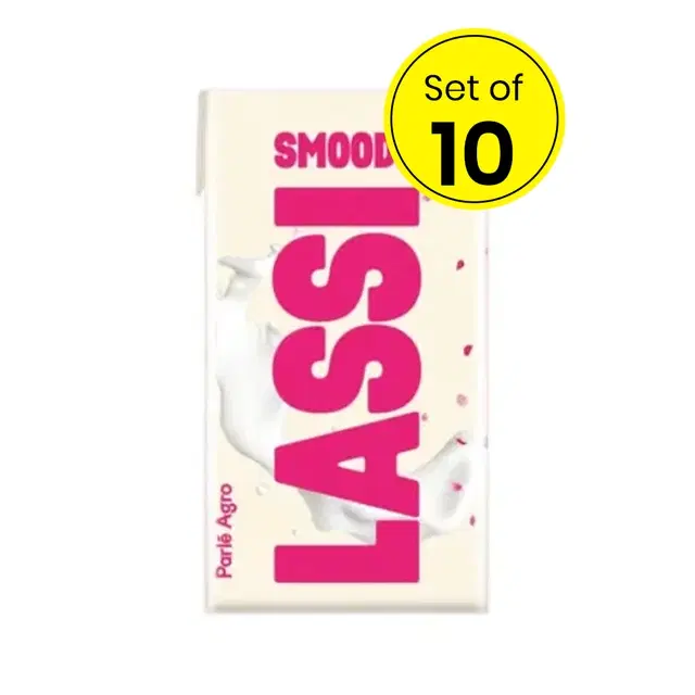 Smoodh Lassi 10X90 ml (Set of 10) (Tetra)