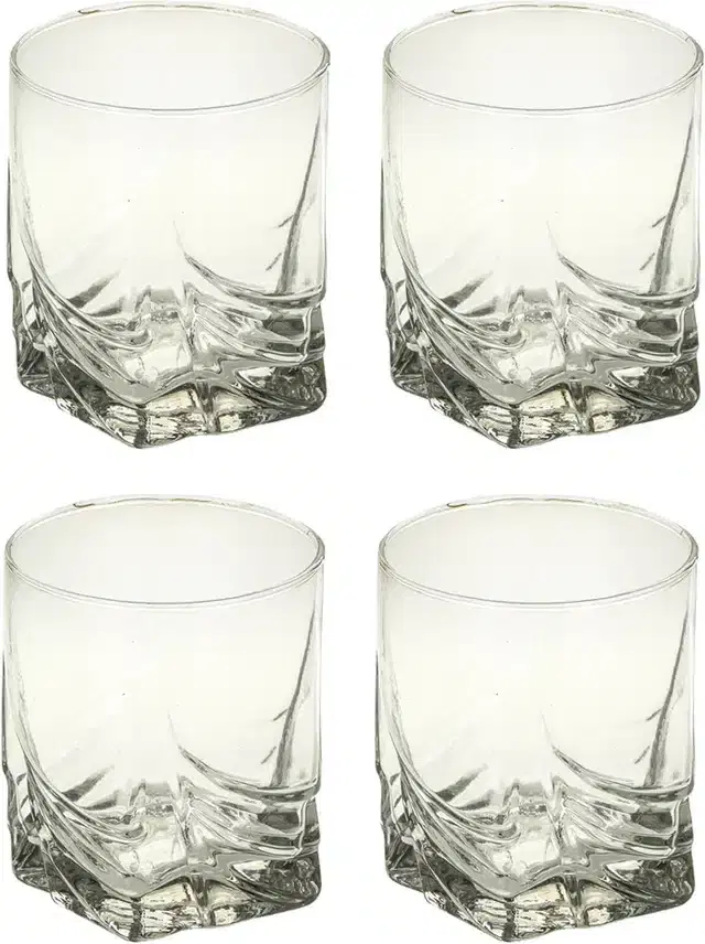 Fancy Water & Wine Glass, 250 ml, Pack of 4